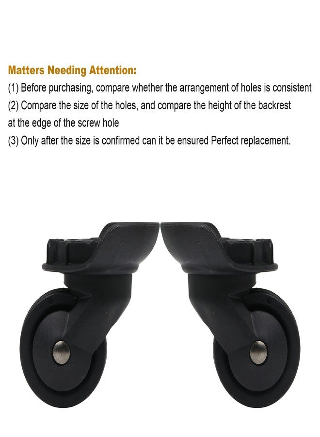 Bstinay 1 Pair W293 Left & Right Swivel Casters Luggage Replacement Travel Suitcase Wheels Accessory - Image 4